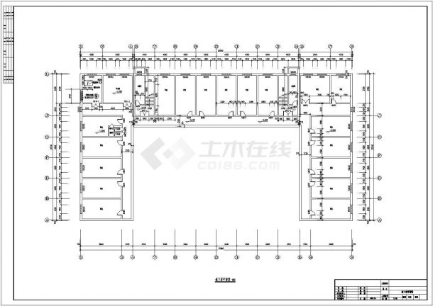 陕西某多层综合楼电气照明设计cad施工图纸（含设计说明，23张图）-图一