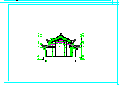 道家仿古建筑大殿建施设计CAD详图_图1