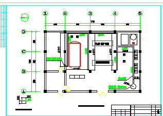 水源热泵完整cad机房施工设计图_图1