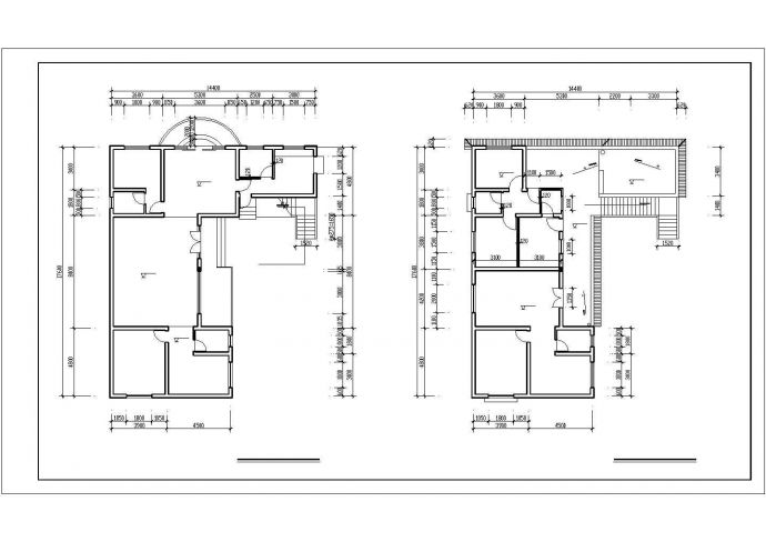 漳州市南阳新村某2层砖混结构单体别墅全套建筑设计CAD图纸_图1