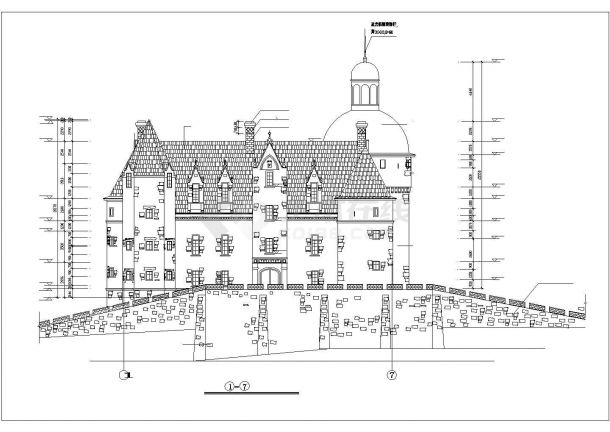 某地区古城堡设计参考图-图二