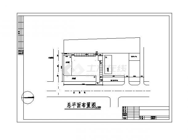 多层办公大楼CAD平面设计图-图一