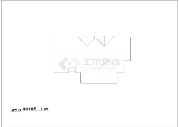芜湖市某村镇257平米双层混合结构单体乡村别墅平立面设计CAD图纸-图一