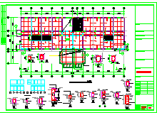 完整三层办公楼建筑及砖混结构设计cad施工图纸_图1