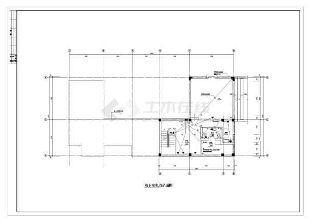 某地2层私人别墅电气工程CAD图纸-图一