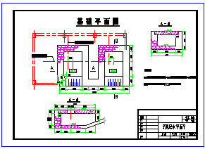 卧式小型水电站及厂房全套cad设计施工图纸-图一