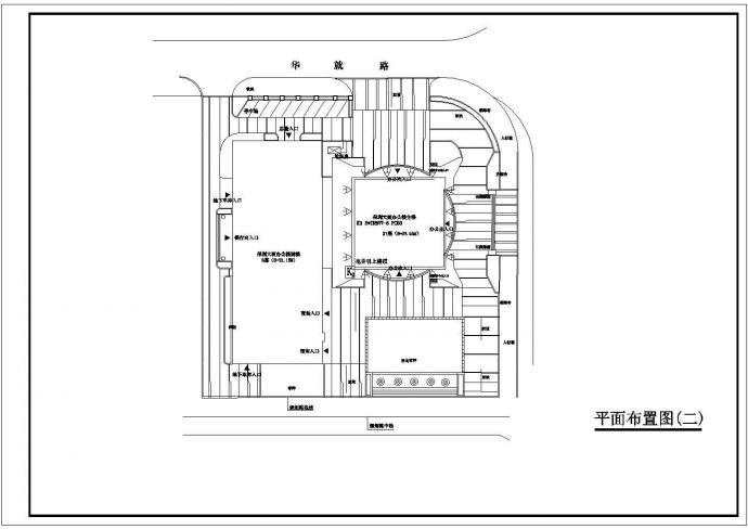 广州市某大厦泛光照明设计施工图纸（标注明细）_图1