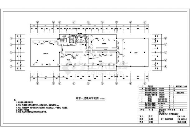 中南集团承建广州省某某综合大厦空调系统设计改造施工cad图纸-图二