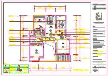 详细简单大方中式别墅CAD平面设计施工图纸-图一