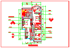 小户型室内家居装修设计平面cad施工图_图1