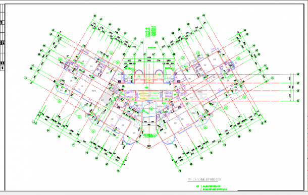 某地多层住宅楼中央空调设计cad系统施工图纸-图二
