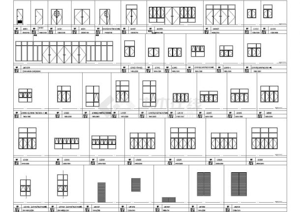 [徐州]装修设计某某医院九层住院楼建筑施工图（含效果图）-图二