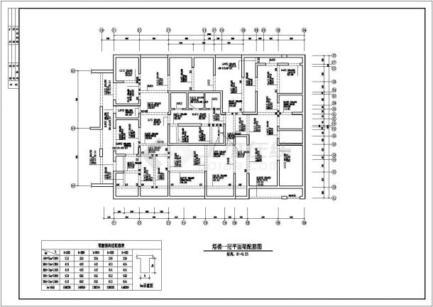 【深圳】某市区40层超高层纯剪力墙住宅楼cad结构设计施工图-图一