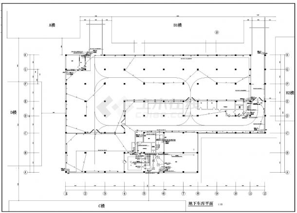一高级车库电气设备方案图纸-图二