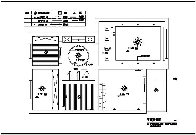 青岛市住宅室内装修设计CAD布置图_图1
