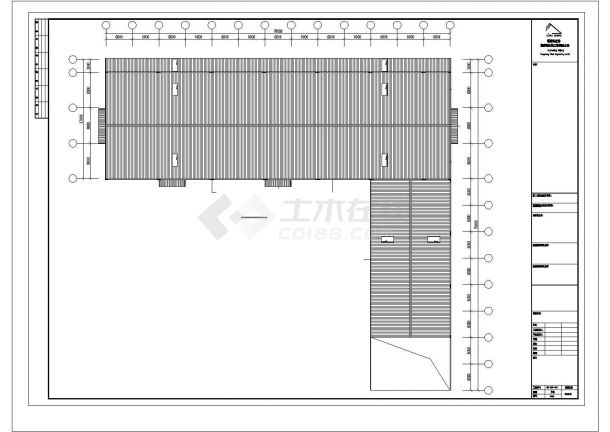 漳州某公司钢结构工程设计cad图，含设计说明-图一