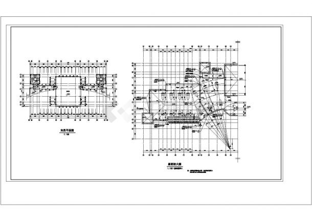 2+1夹层英伦风格会所建筑设计施工图-图二