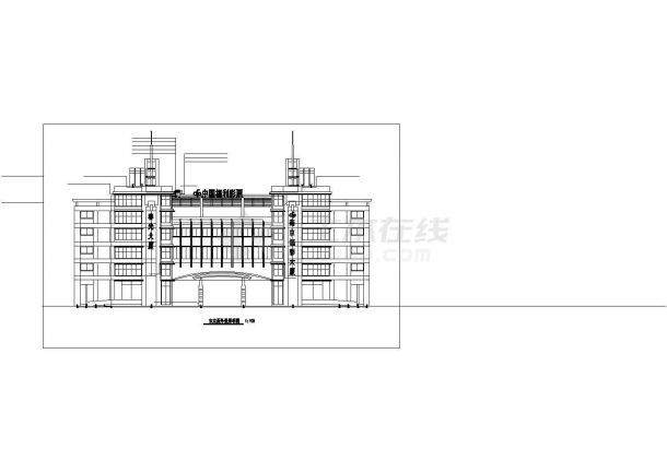中国福利彩票大厦景观照明设计cad电气施工图纸（含设计说明）-图二