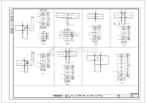 经典电机公司框架钢设计图-图一