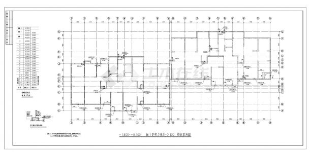某市房屋剪力墙全套结构设计CAD规划详图-图二