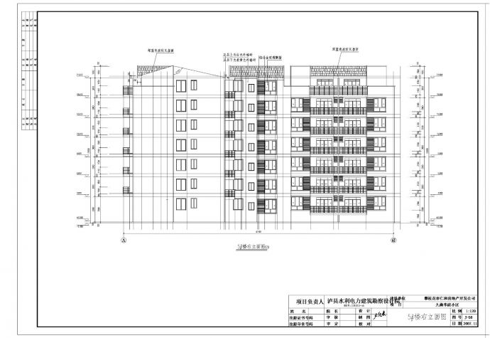 某住宅小区建筑工程CAD图纸_图1