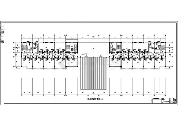 浙江省某市九层行政中心暖施全套施工设计CAD图纸-图二