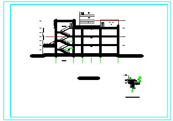 小型私人办公楼建筑CAD设计图纸-图二