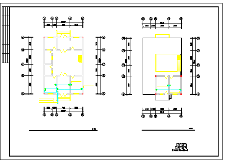 新农村二层庄园式住宅楼CAD全套设计施工图纸-图一