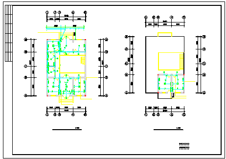 新农村二层庄园式住宅楼CAD全套设计施工图纸-图二