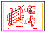 旋转楼梯cad施工CAD平面布置参考图-图一
