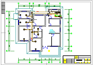 药厂动物房净化空调安装cad设计施工图纸_图1