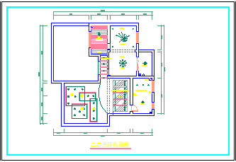 一整层住宅室内装修方案cad设计施工图-图一