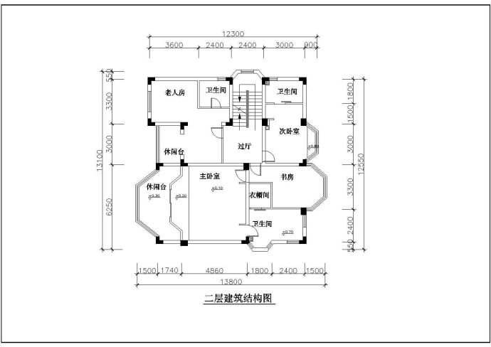 某地多层高级别墅装修结构方案详图_图1