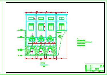 一轴流式水电站厂房全套设计cad施工图