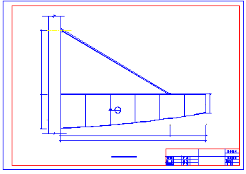 雨蓬钢结构全套cad设计施工图-图二
