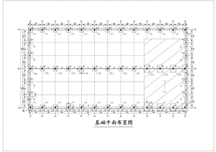 某厂房全套框排架结构设计CAD参考详图_图1