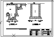 某旱池音乐喷泉土建设计CAD施工图_图1