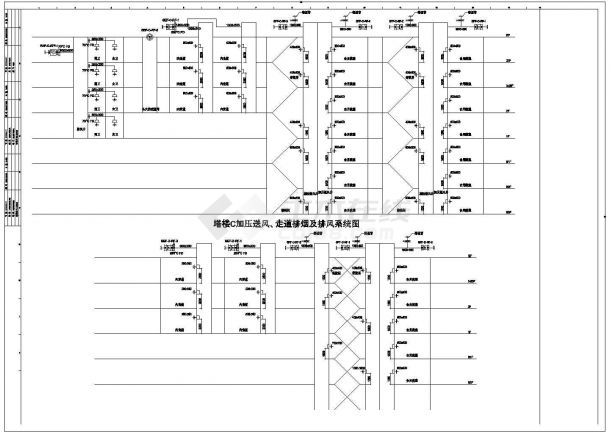 [江苏]商业中心建筑全套空调通风及防排烟系统设计施工图（著名院设计）-图二