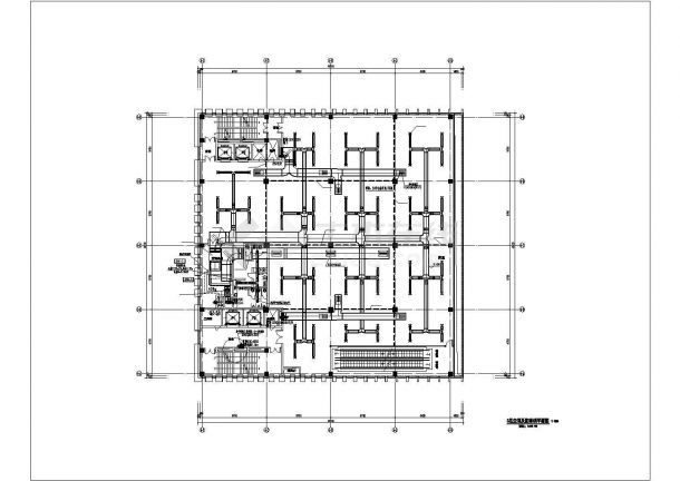 [辽宁]四层商场及车库全套空调防排烟系统设计施工cad图（甲级设计院）-图二