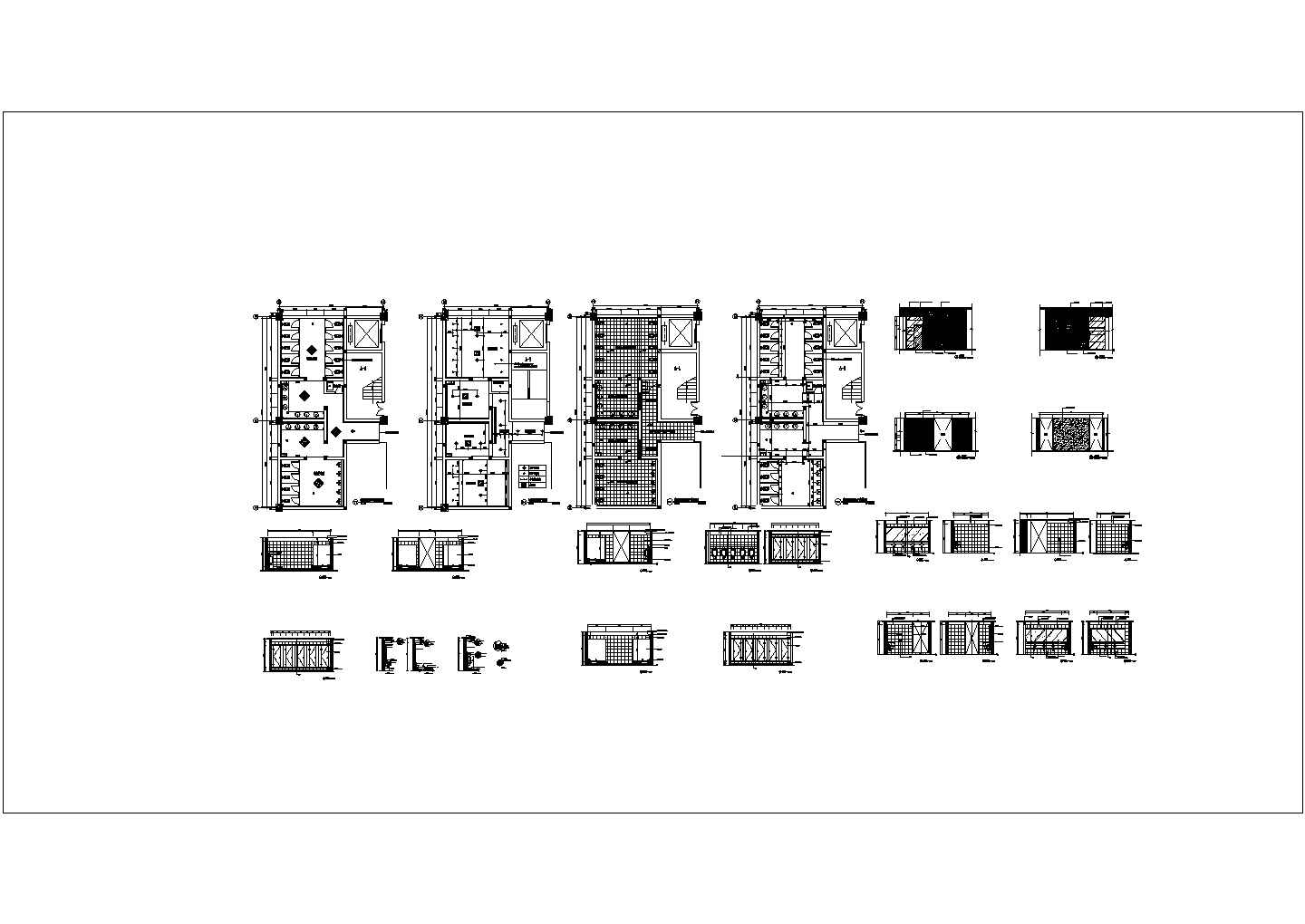 某商场卫生间CAD建筑图