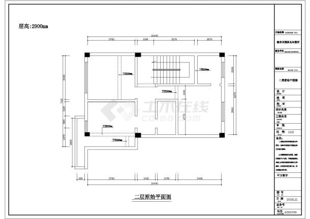 某楼房建筑设计规划CAD详图-图二