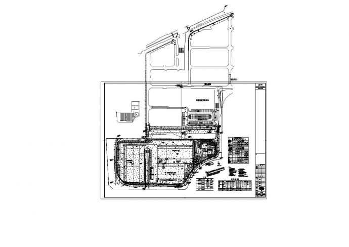 航空货运站充电棚建筑全套施工设计cad图纸（含招标文件）_图1