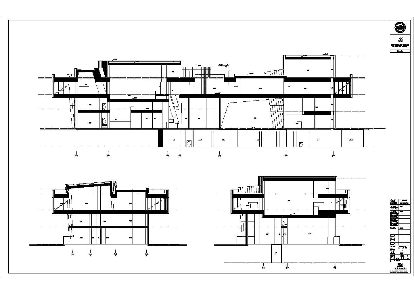 铁路口岸创新中心全套建筑施工设计cad图纸(含招标地勘)