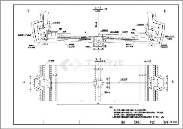  A bridge drainage design planning CAD detail - Figure 2