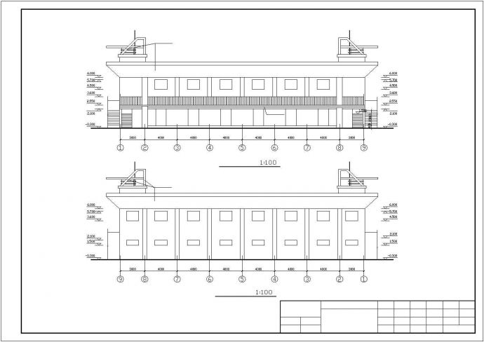 某中学体育场地设计规划参考CAD图_图1