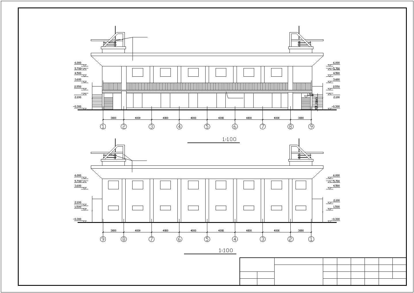 某中学体育场地设计规划参考CAD图
