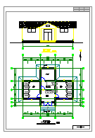 单层服务区公厕建筑设计施工图