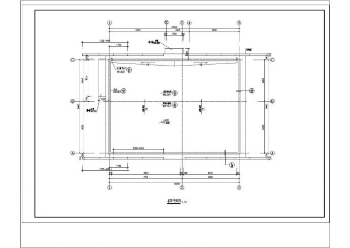 某1层116平米城区公厕CAD建筑设计施工图_图1