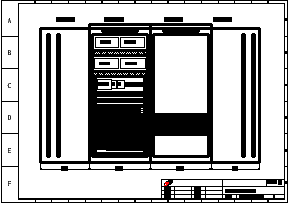 PLC控制柜柜体结构及布置控制cad原理设计图_图1
