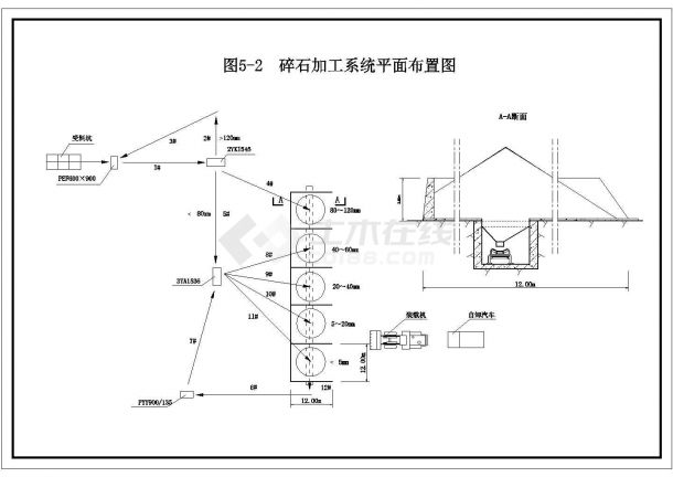 云南省某市装修设计某水电站cad施工设计建筑图纸-图一